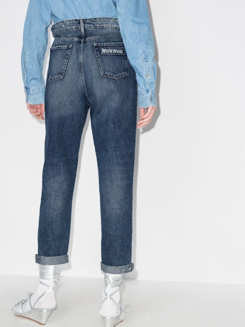 Paper Bag Waist Jeans