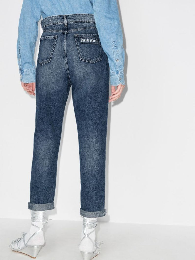 Paper Bag Waist Jeans