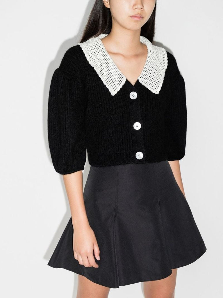 Crochet Collar Cardigan