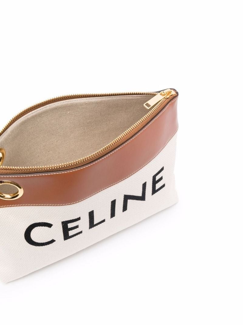 Neutral Marin Logo Print Pouch