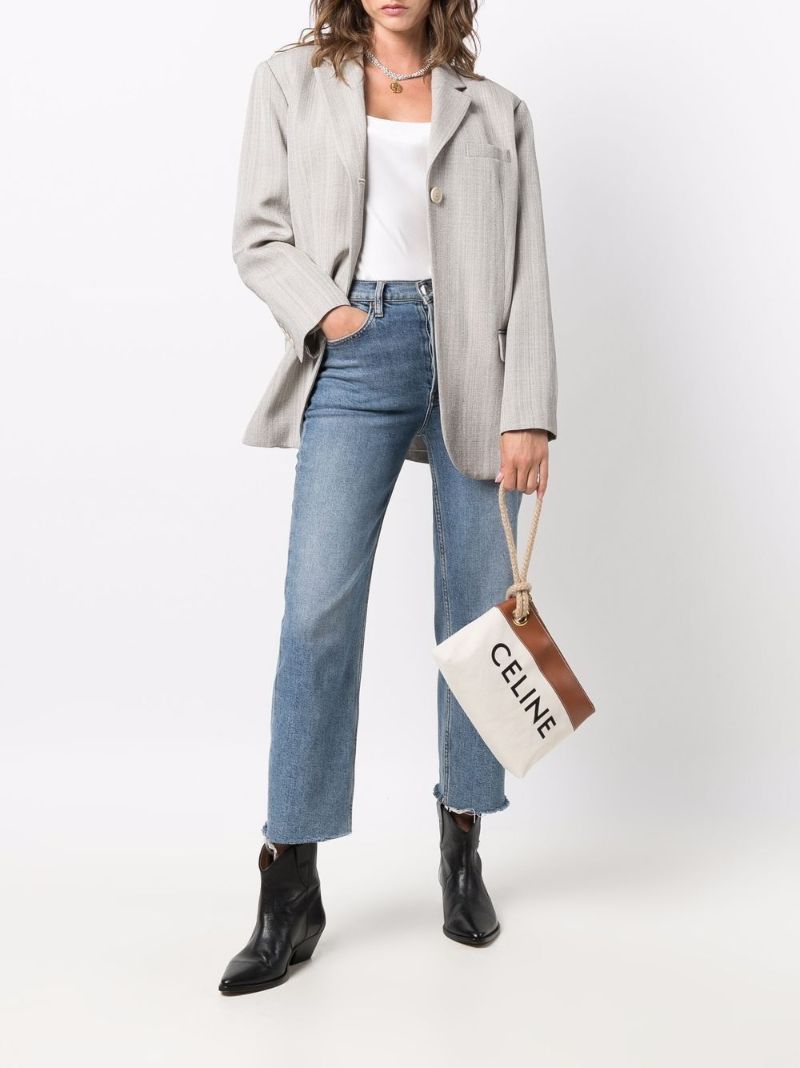 Neutral Marin Logo Print Pouch