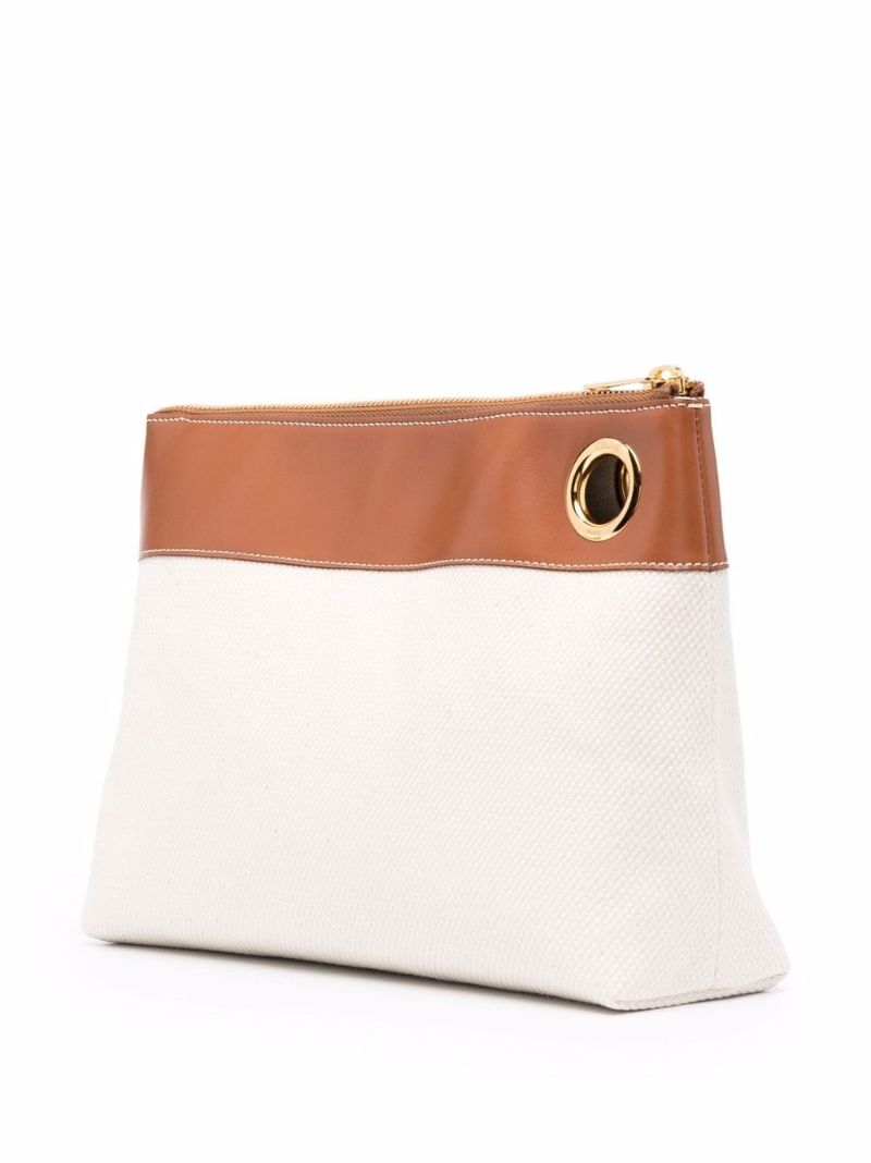 Neutral Marin Logo Print Pouch
