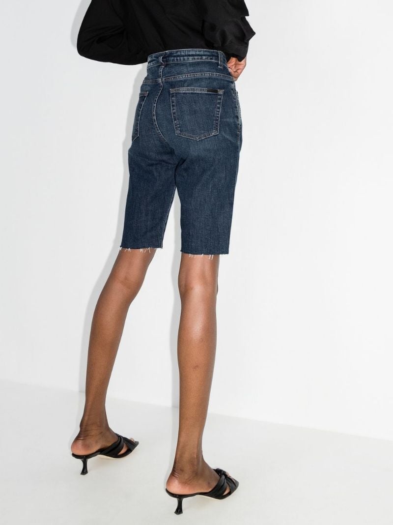 Knee-length Denim Shorts