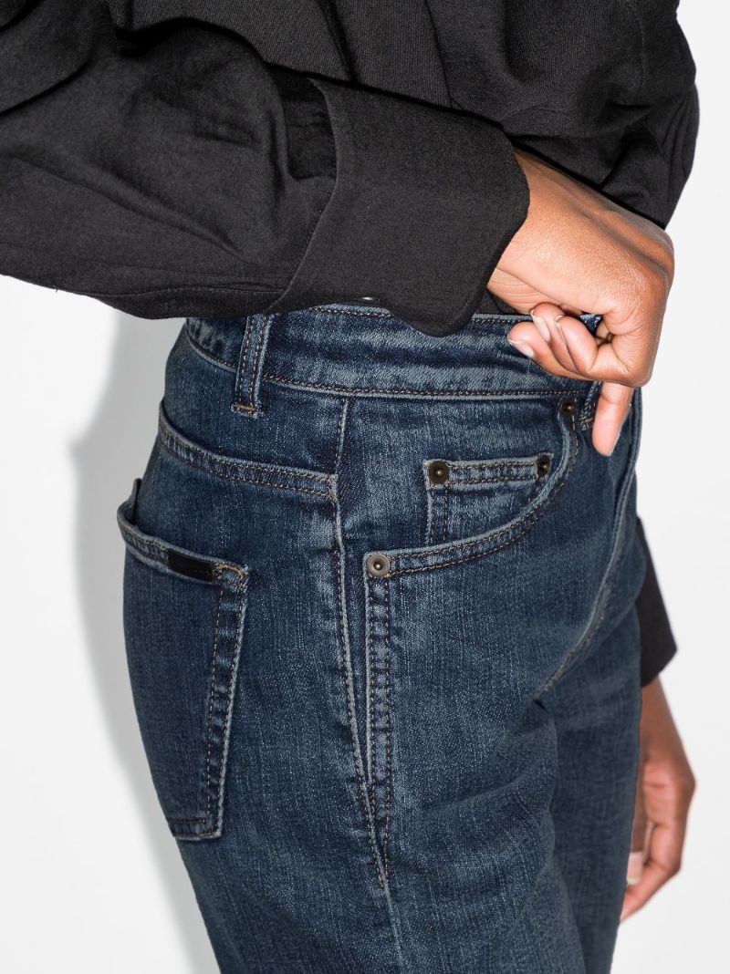 Knee-length Denim Shorts