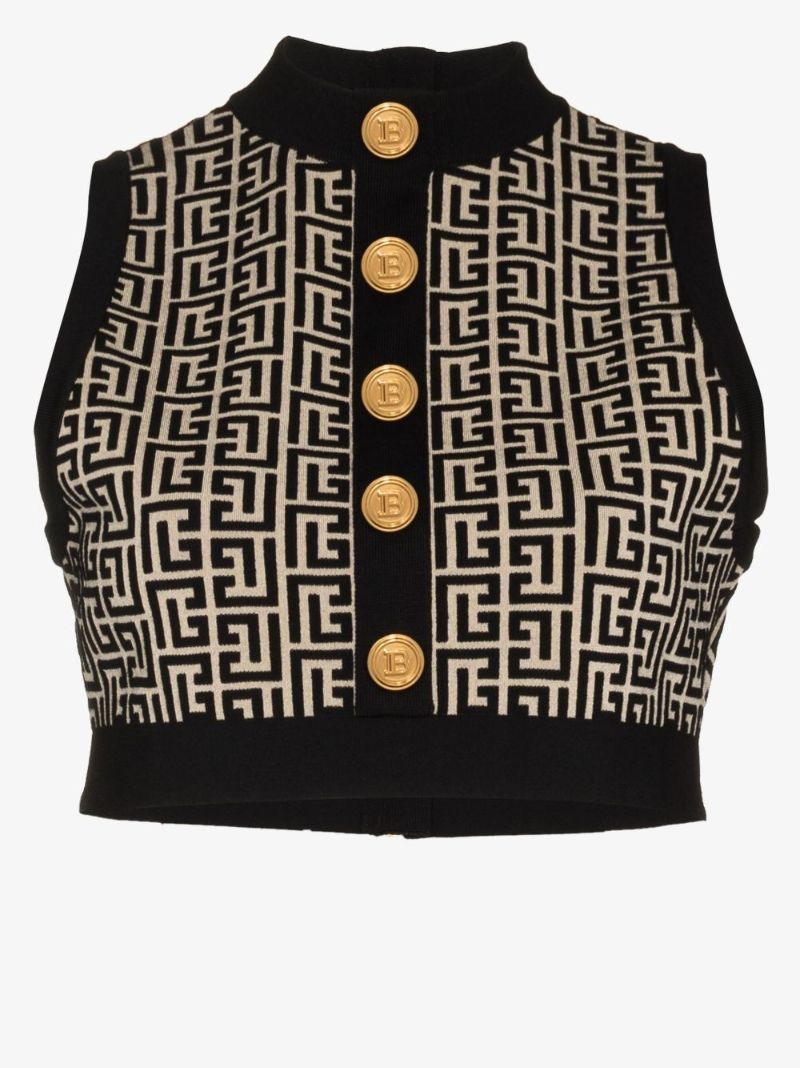 Monogram Crop Top