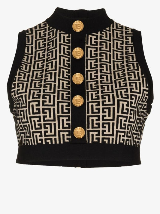 Monogram Crop Top