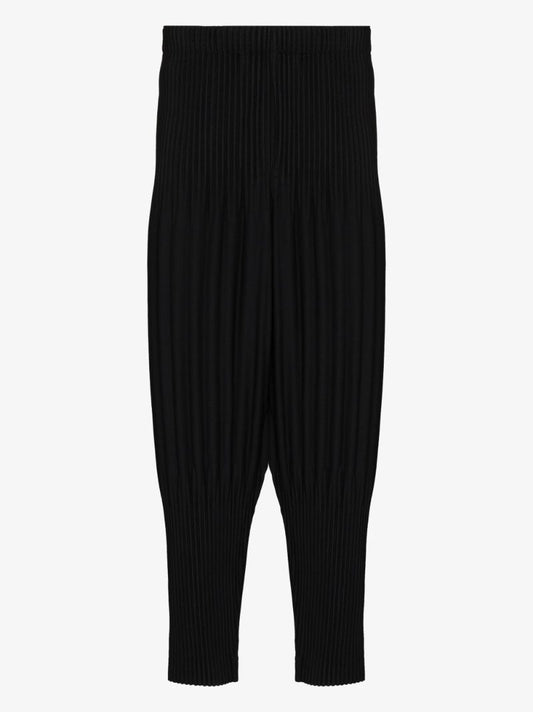 Tapered PlissÃ_x0083_Â© Trousers
