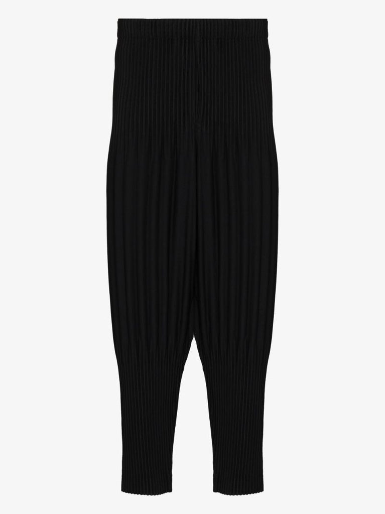 Tapered PlissÃ_x0083_Â© Trousers