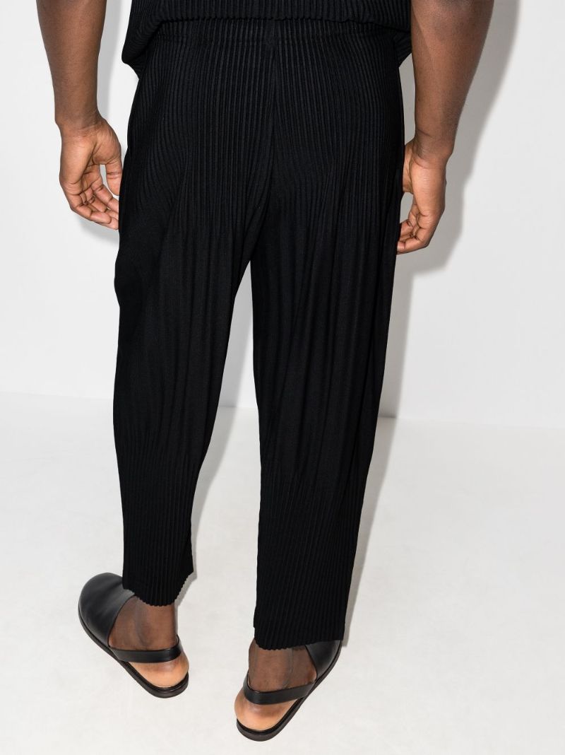 Tapered PlissÃ_x0083_Â© Trousers