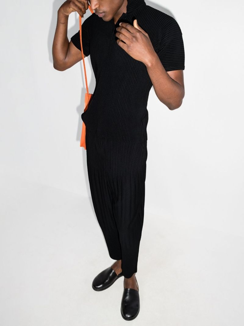Tapered PlissÃ_x0083_Â© Trousers