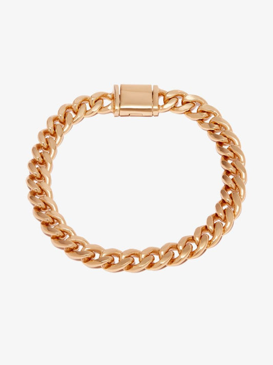 Gold Vermeil Small Cuban Chain Bracelet