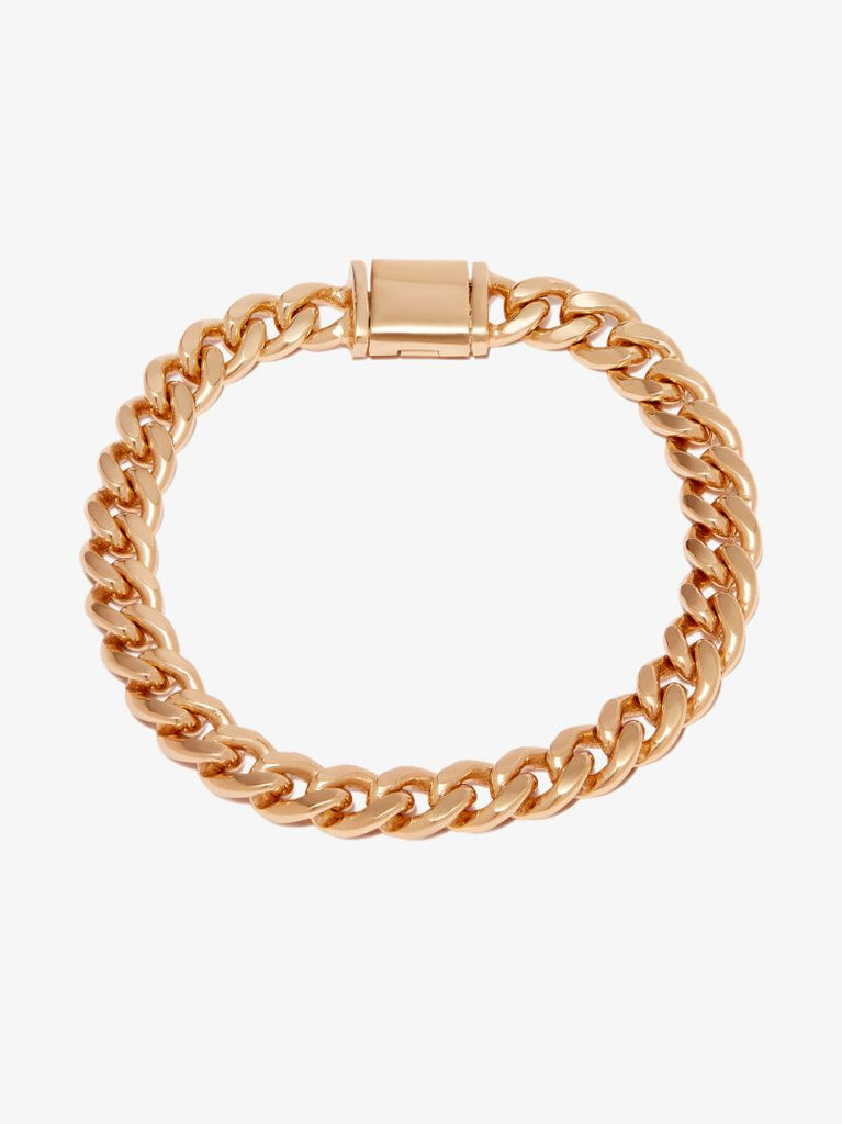 Gold Vermeil Small Cuban Chain Bracelet