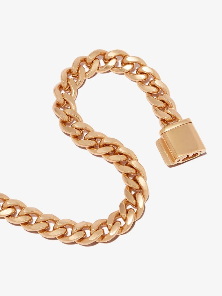 Gold Vermeil Small Cuban Chain Bracelet