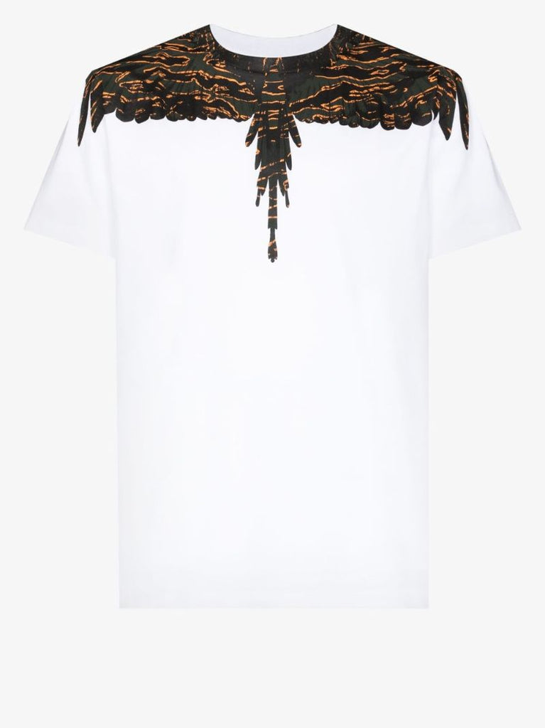 Wings Print Cotton T-shirt