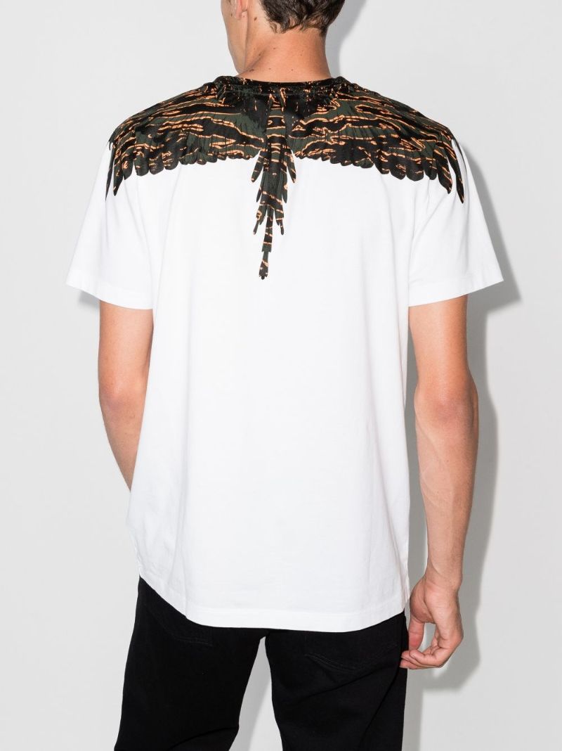 Wings Print Cotton T-shirt