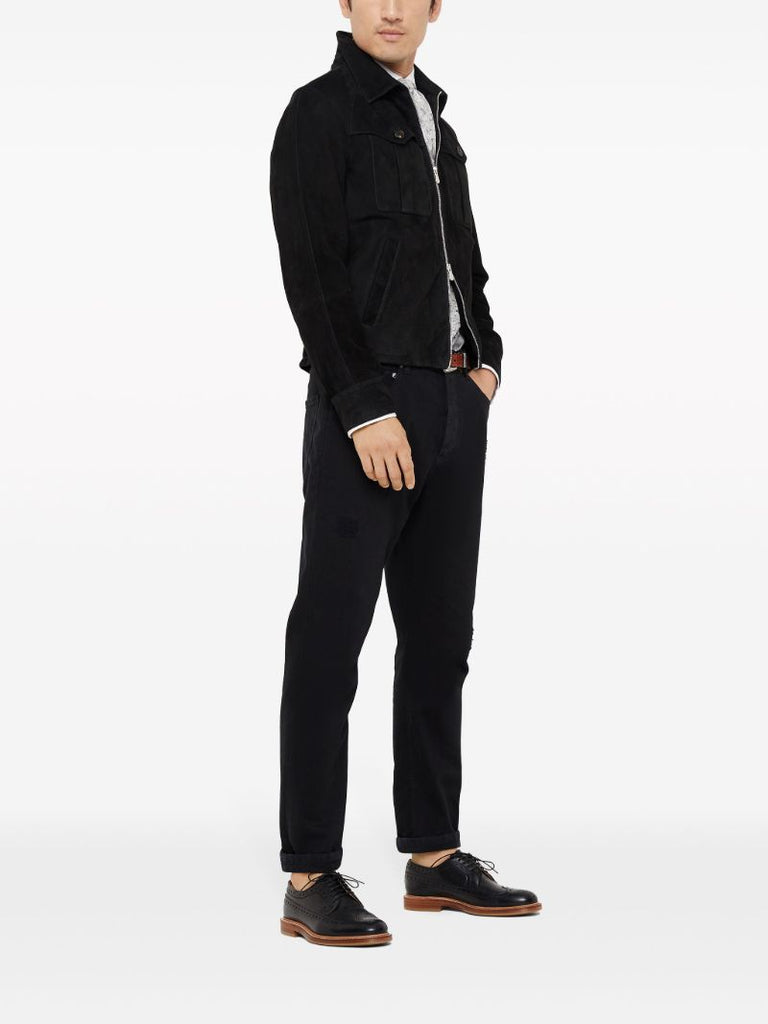 Button-up Cotton Poplin Shirt
