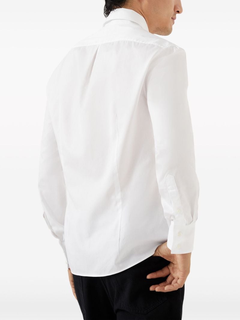 Button-up Cotton Poplin Shirt