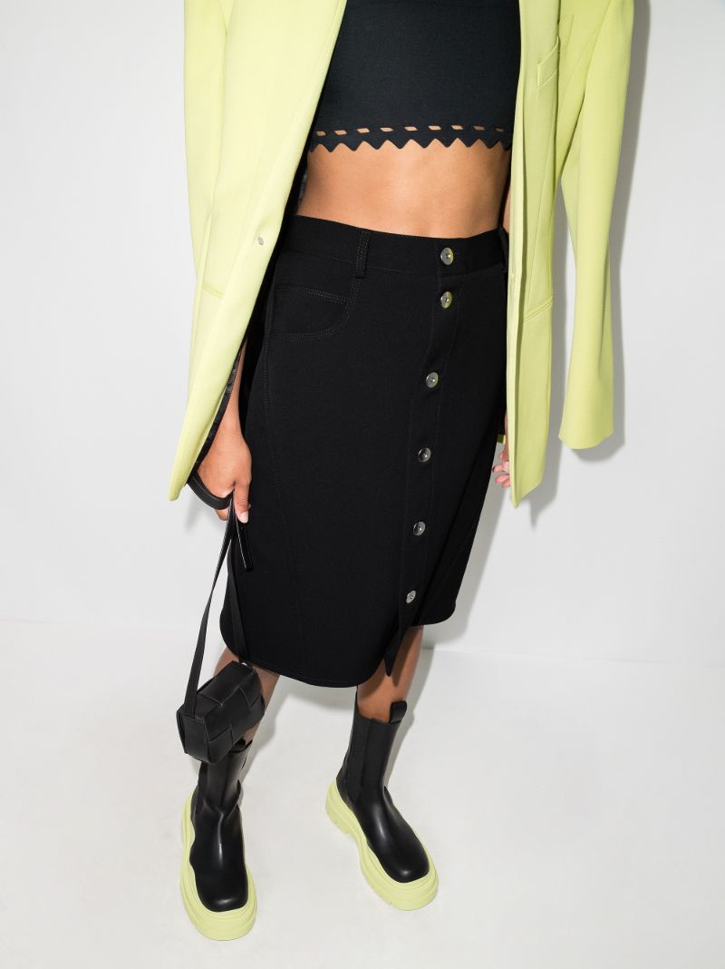 Pop Up High Waist Skirt