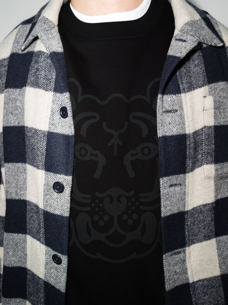 Tiger Logo Cotton Sweatshirt