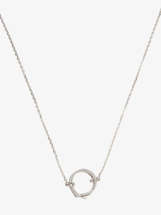 18k White Gold Antifer Diamond Necklace