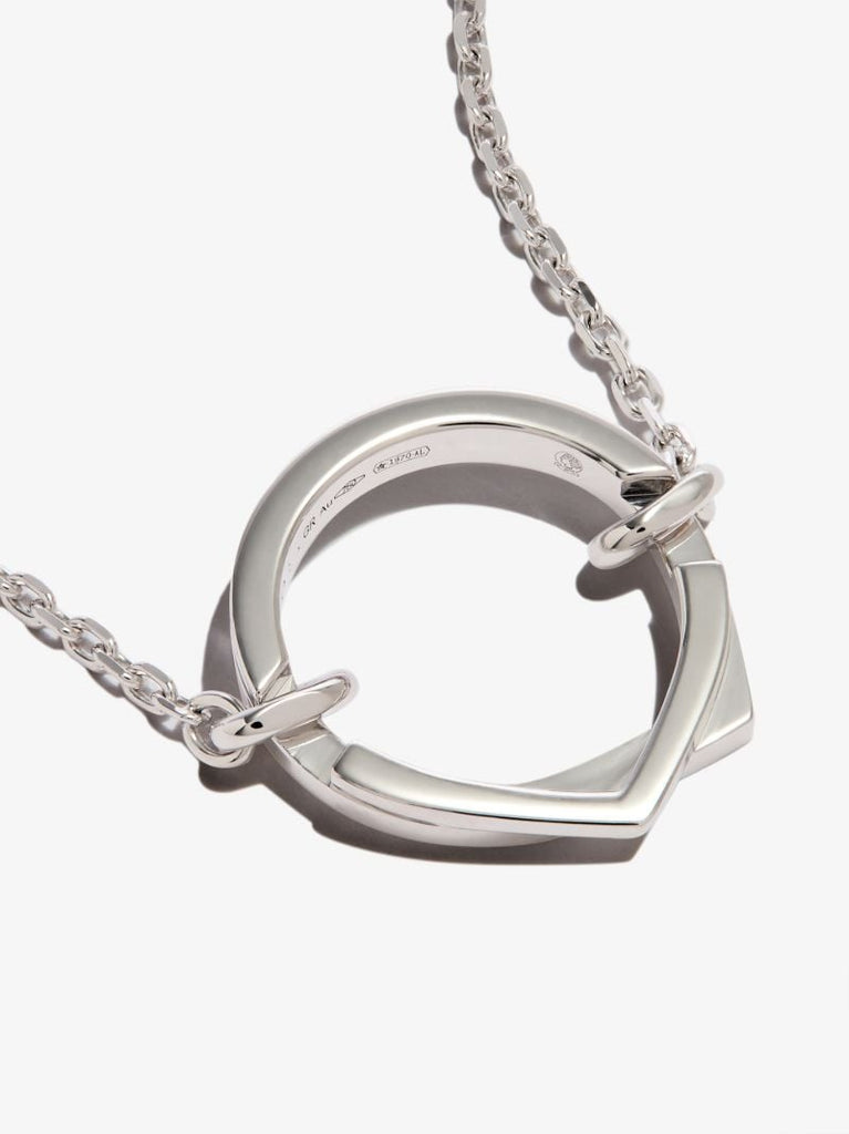 18k White Gold Antifer Diamond Necklace