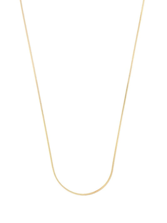 10k Yellow Gold Herringbone Necklace
