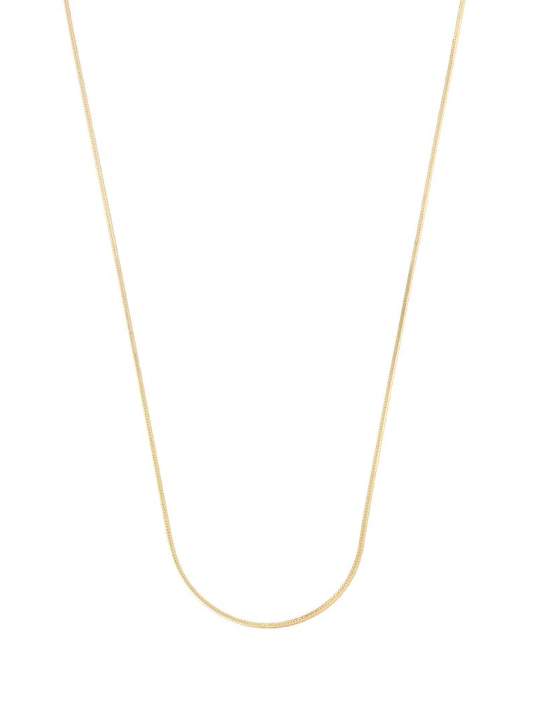 10k Yellow Gold Herringbone Necklace
