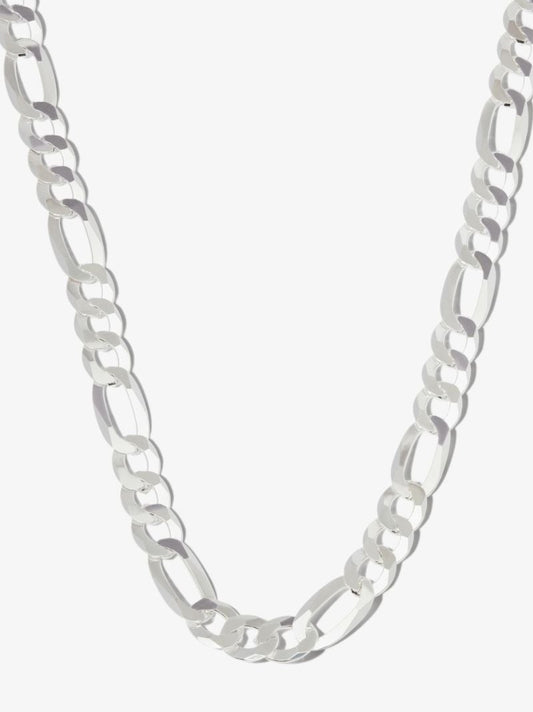 Sterling Silver Figaro Chain Necklace