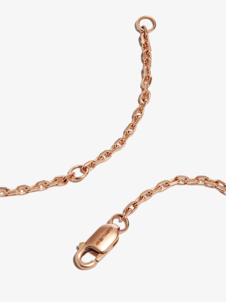 18k Rose Gold Antifer Diamond Necklace