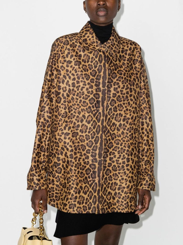 Leopard Print Peacoat