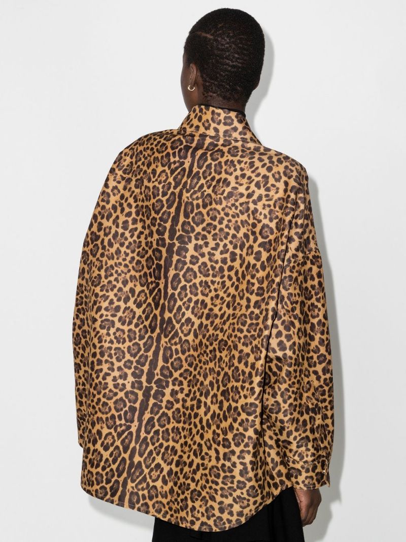 Leopard Print Peacoat
