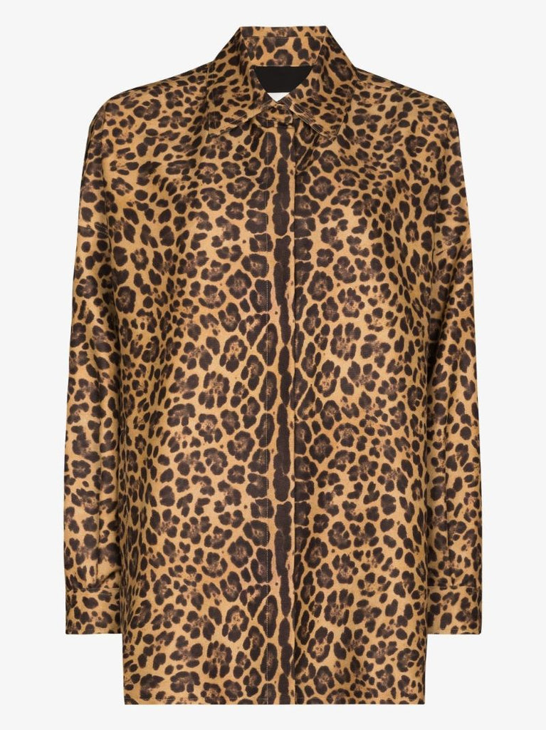 Leopard Print Peacoat