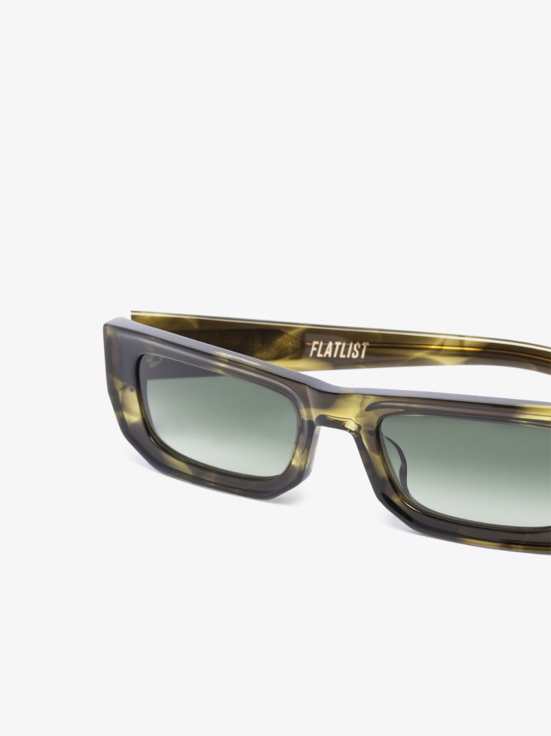 Green Bricktop Sunglasses