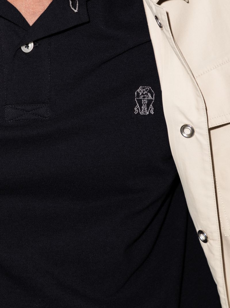 Embroidered Logo Polo Shirt