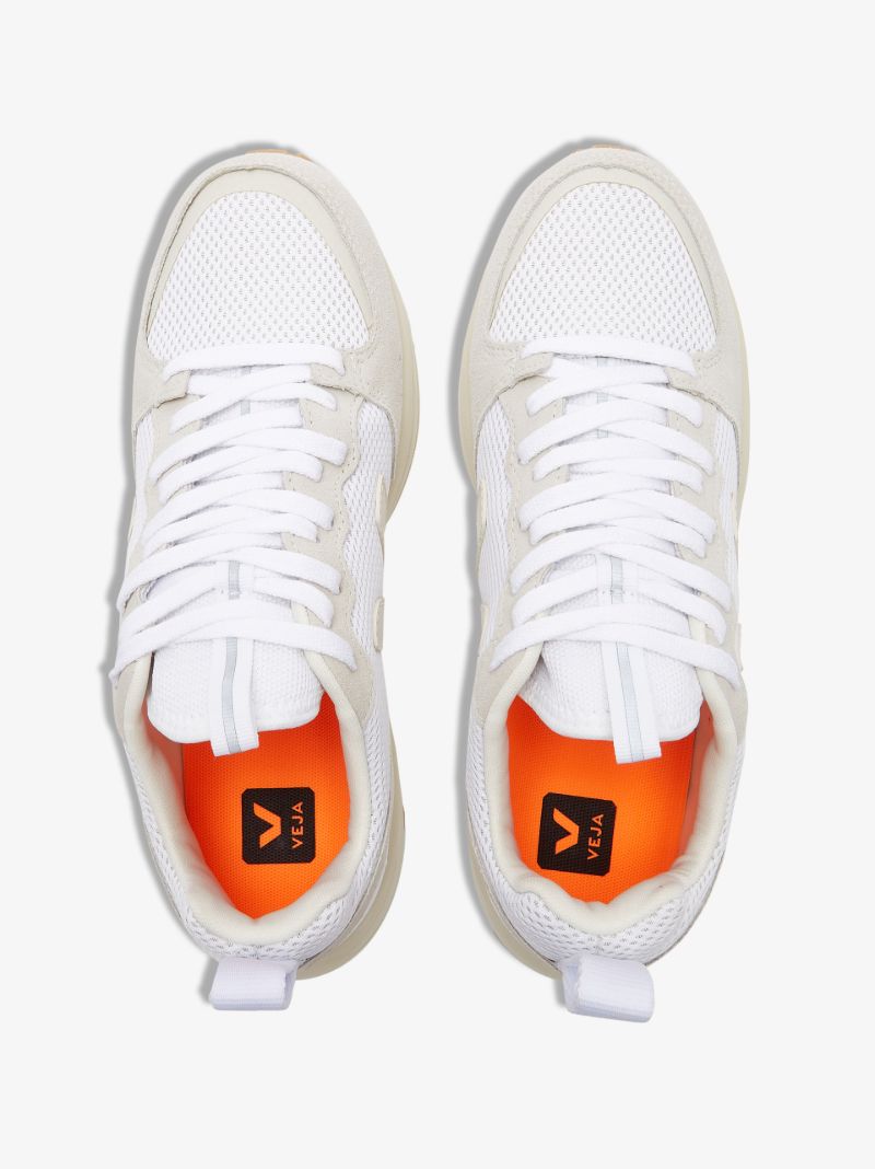 White Venturi Leather Sneakers