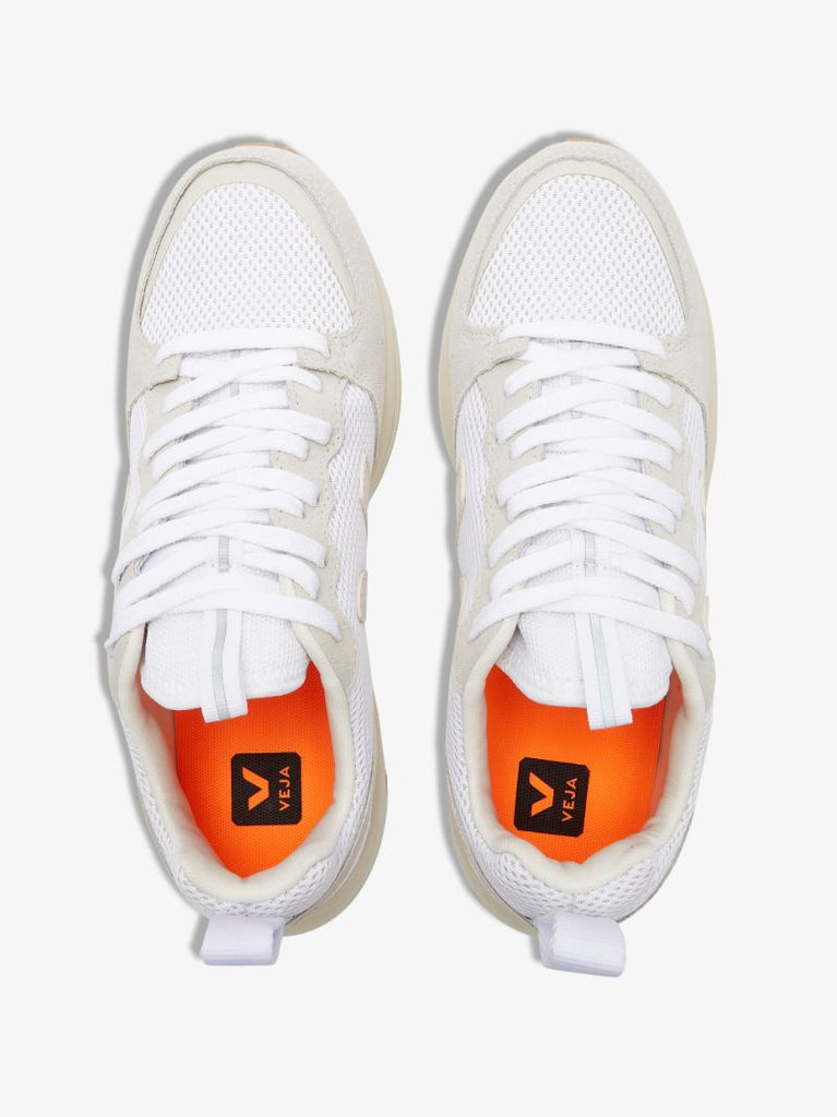 White Venturi Leather Sneakers