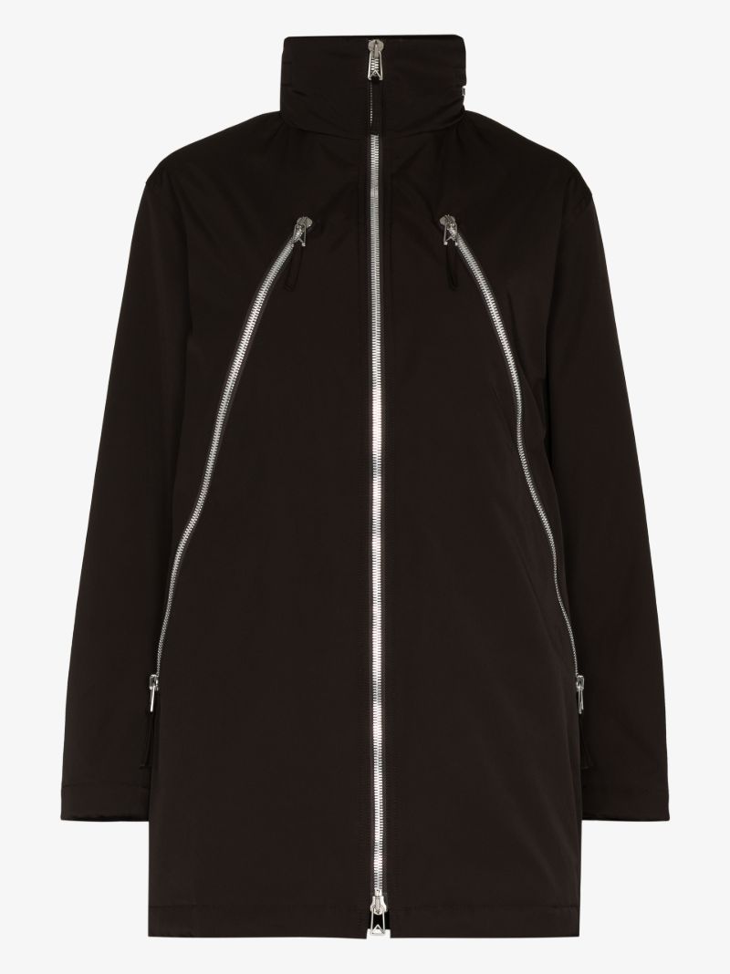 Hooded Belted Zipped Parka