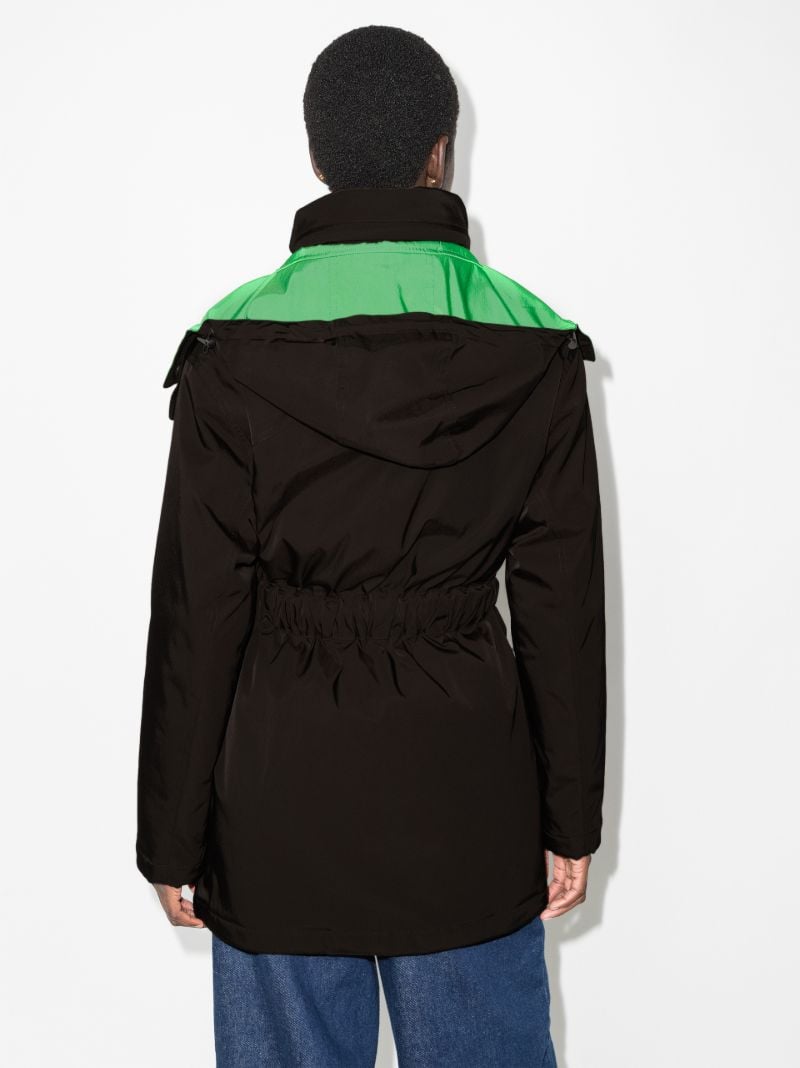 Hooded Belted Zipped Parka