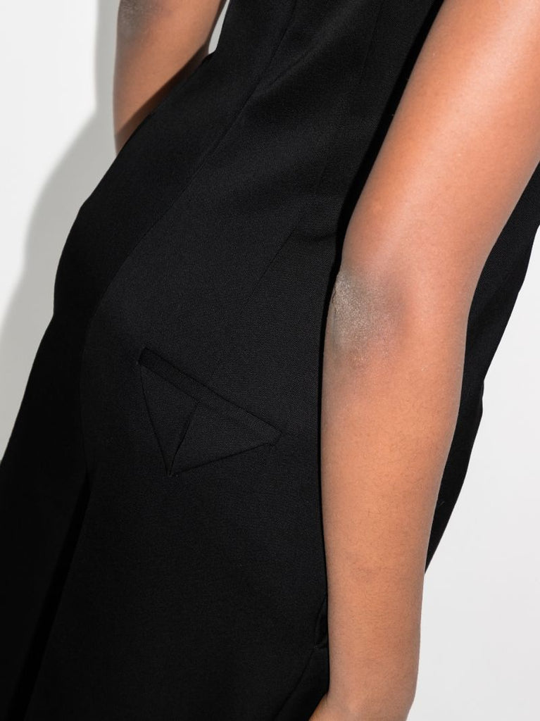 Strapless Wool Jumpsuit