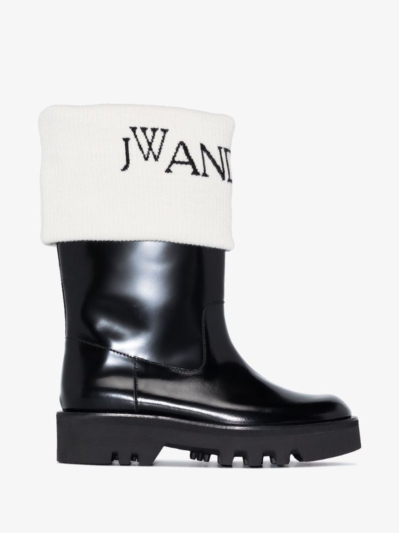 Black Fisherman 40 Wellington Boots