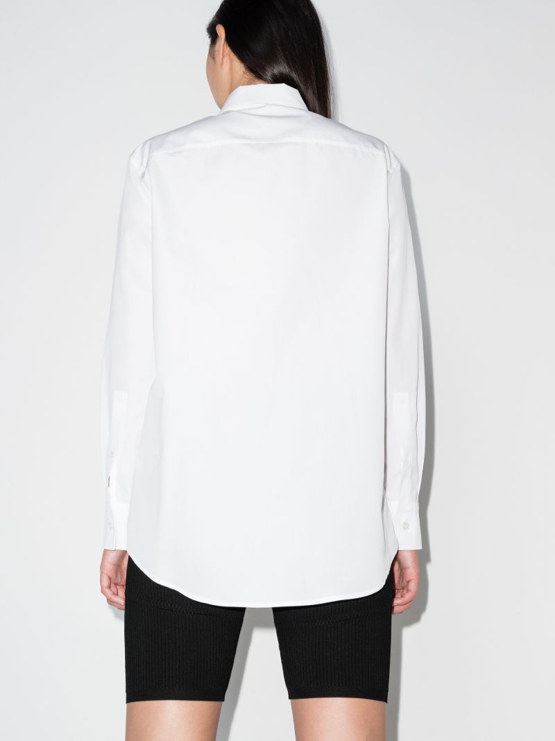 Pleated Cotton Shirt