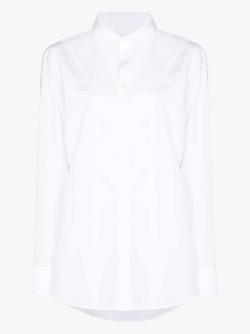 Pleated Cotton Shirt