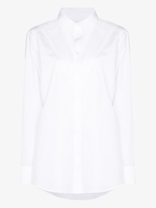 Pleated Cotton Shirt