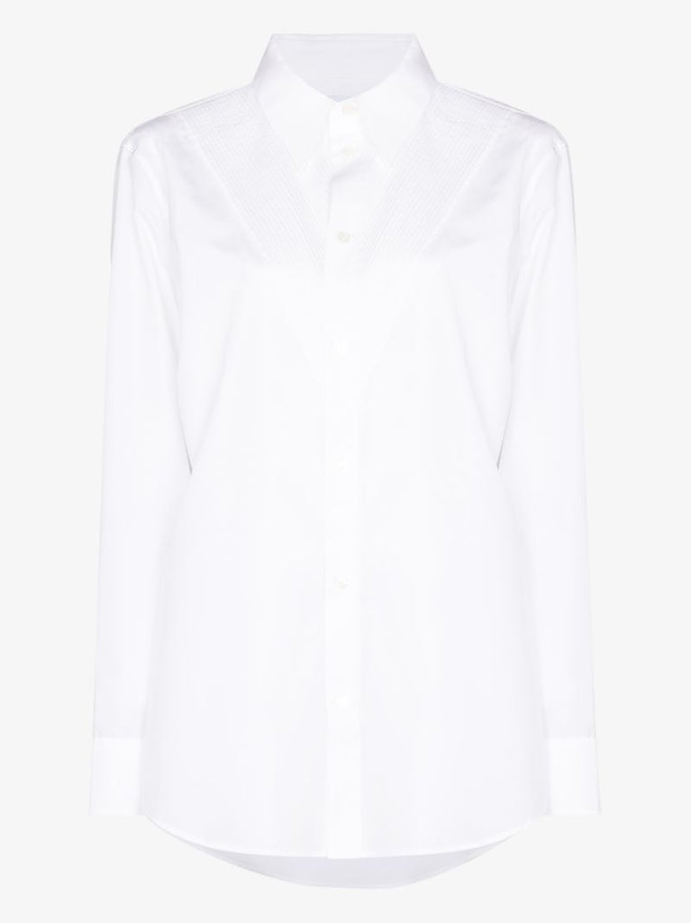 Pleated Cotton Shirt