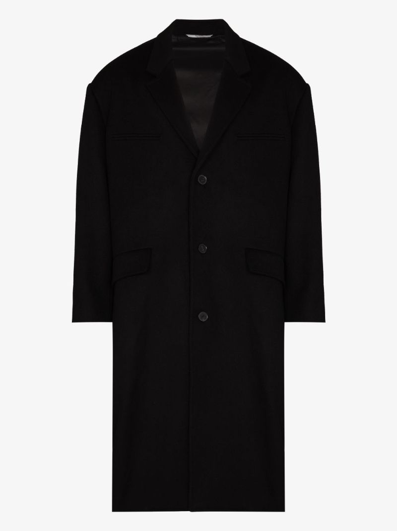 Single-breasted Oversized Coat