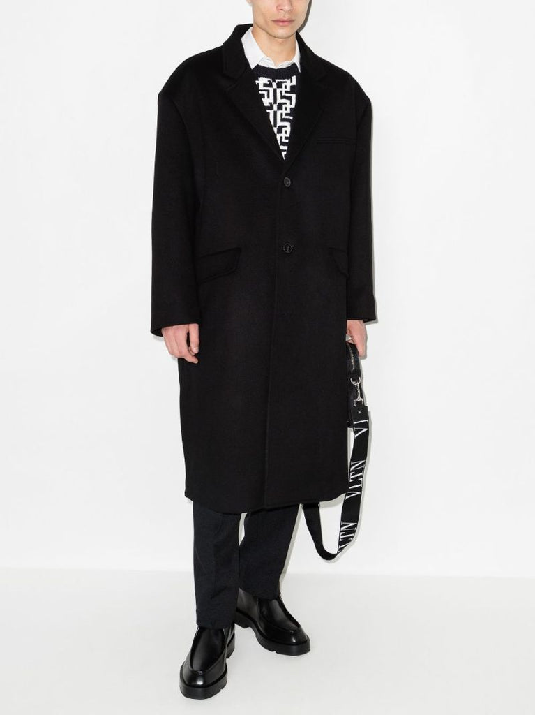 Single-breasted Oversized Coat