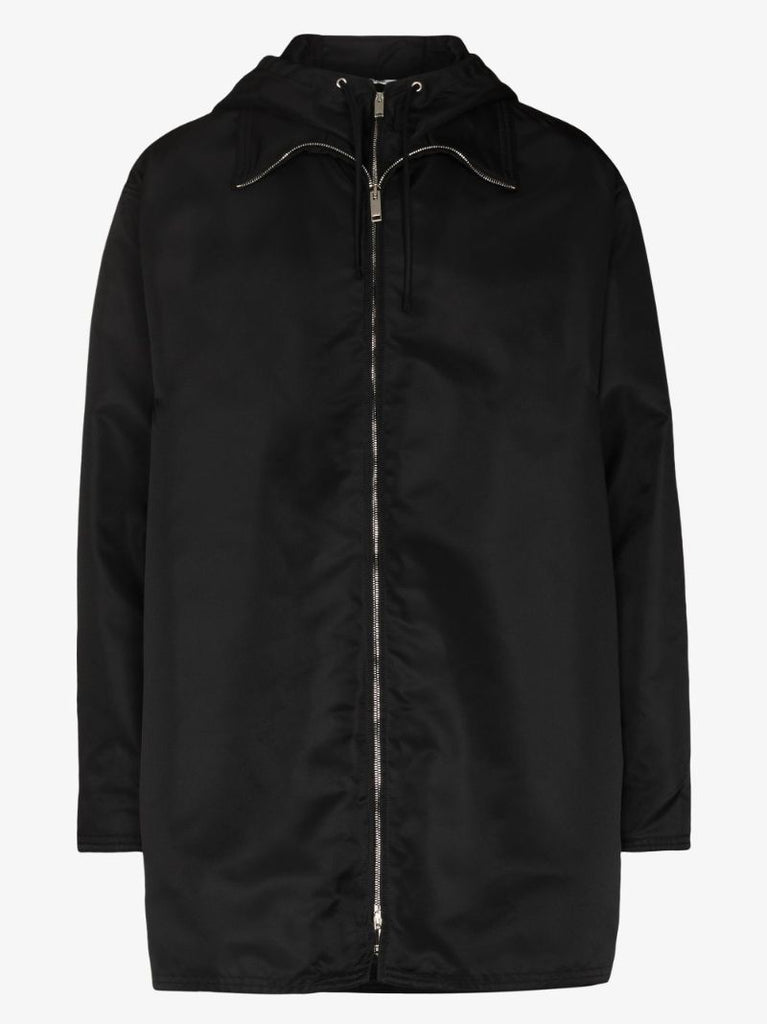 Hooded Zip-up Trench Coat