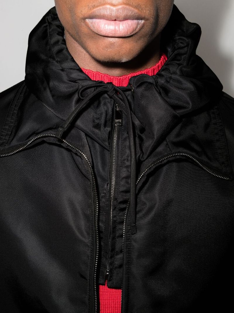 Hooded Zip-up Trench Coat