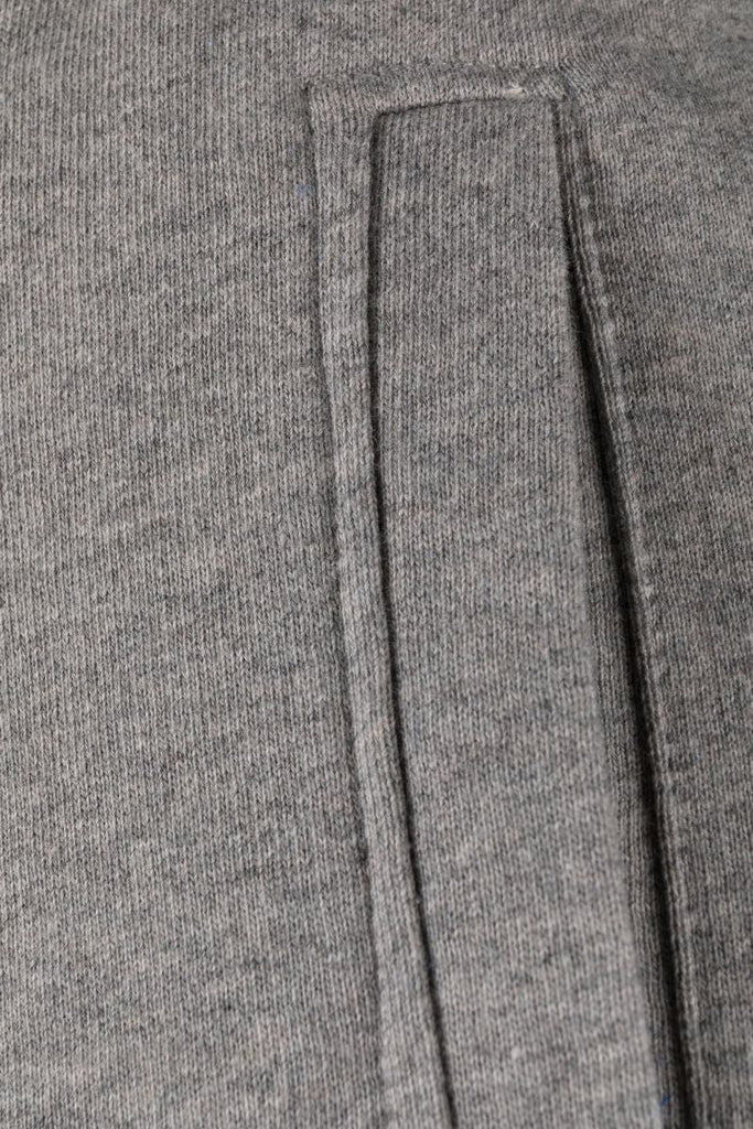 Grey Embroidered-logo Track Pants