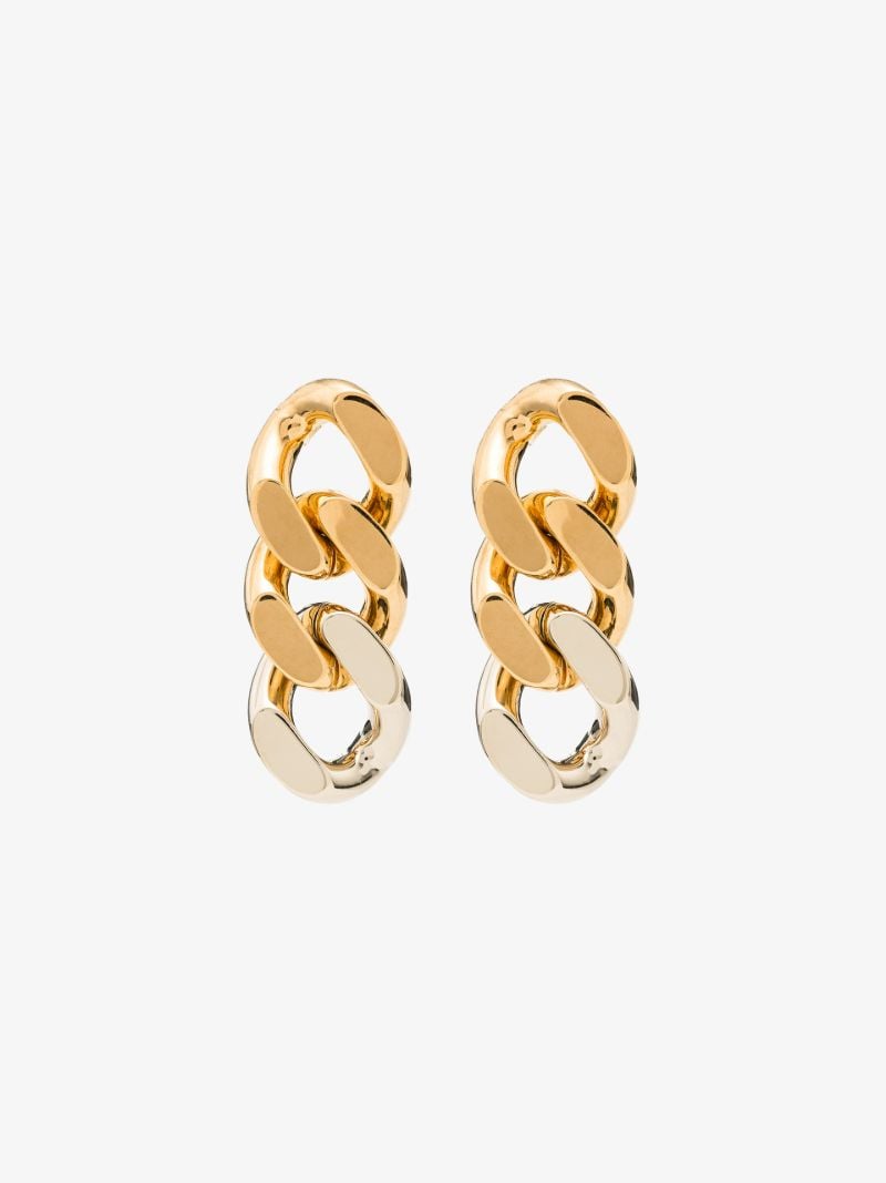 Rose Gold-tone Chain Earrings